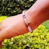Multicolored Beaded Bracelet Look
