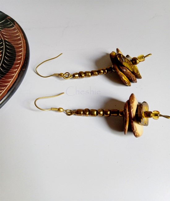 Coco Afrique Brown Earrings Coco Afrique Brown Earrings