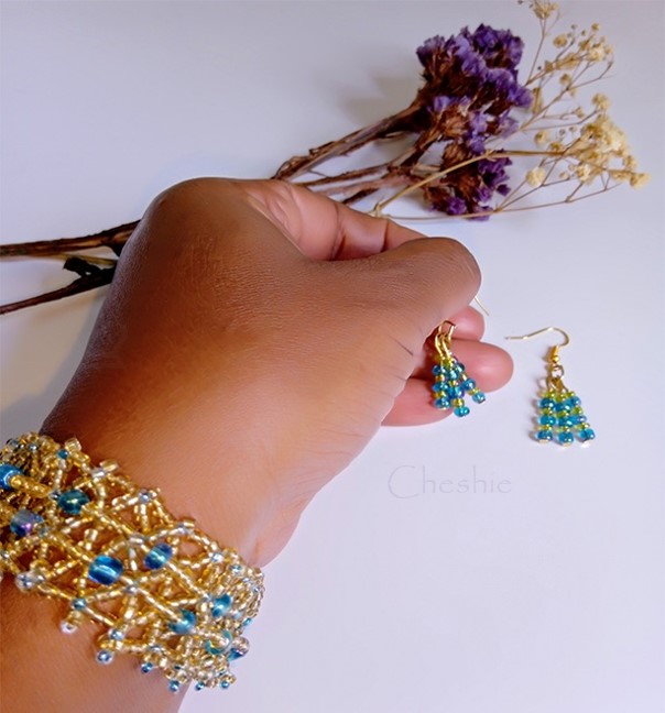 Sunny Blue Earrings and Bracelet Sunny Blue Earrings and Bracelet