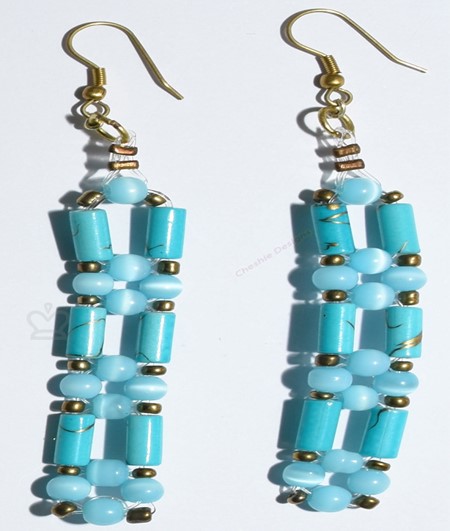 Bridal Blue Netty Earrings