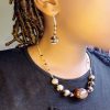 Brown Beaded Ethnic Necklace