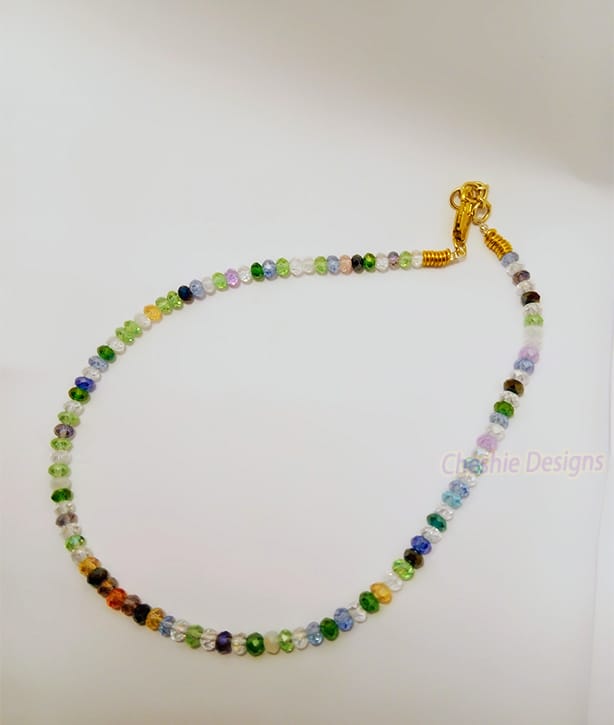 Multicolored Beaded Anklet